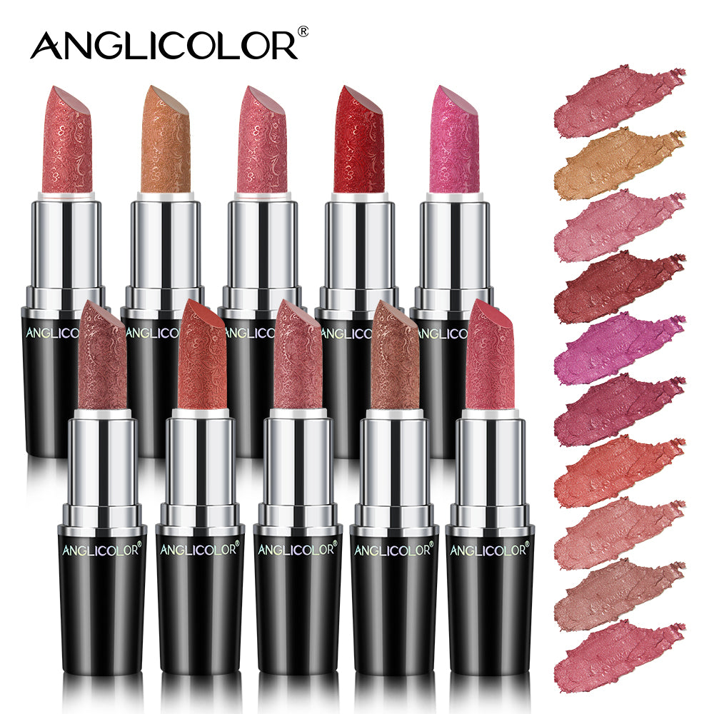 Lip Lipstick Lip Gloss Waterproof Long Lasting Matte Lipstick Glossy Women'S Vegan Lipstick