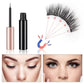 1 Pair False Eyelashes Set Magnetic Eyelashes Magnetic Liquid Eyeliner Set Waterproof Long-Lasting False Eyelash Extension