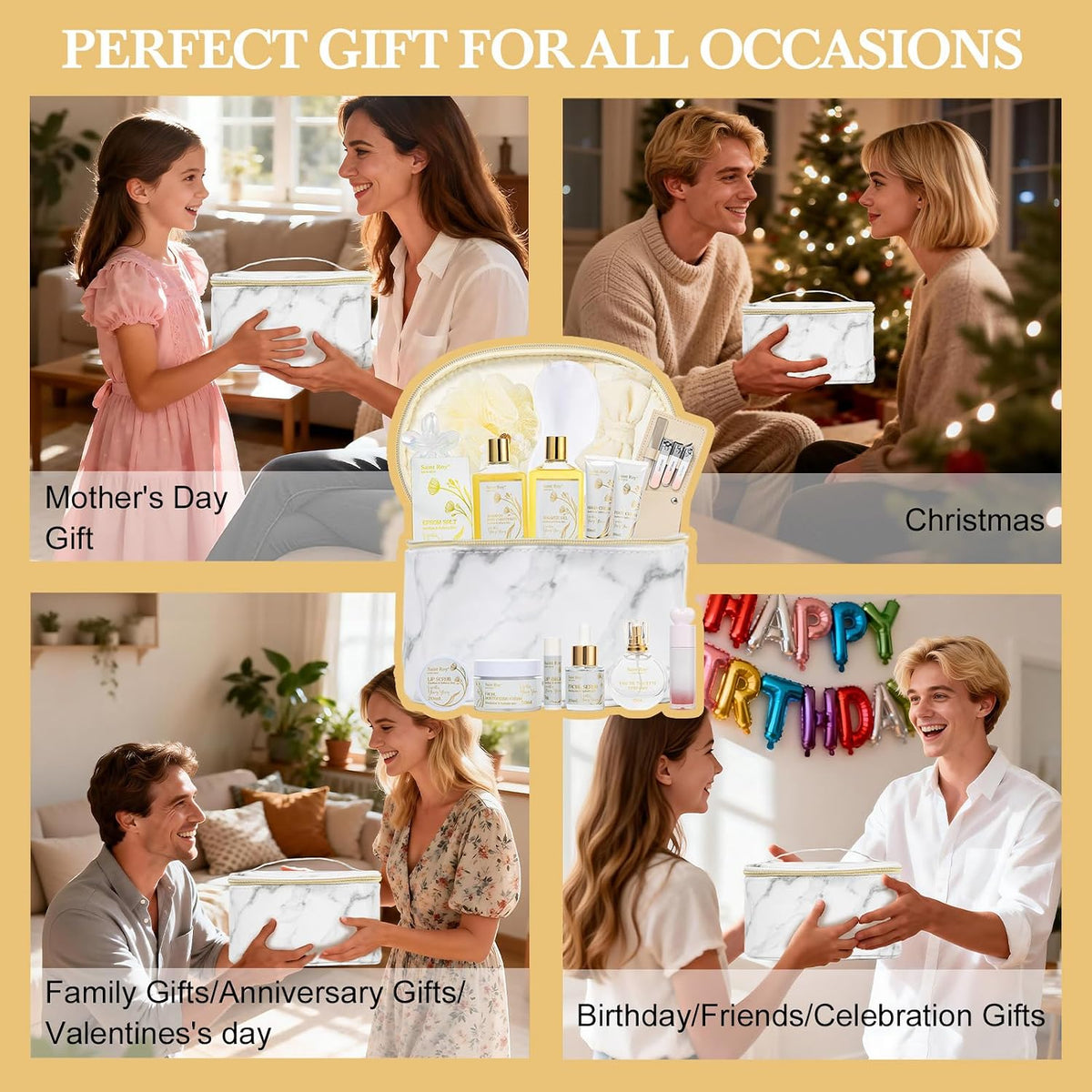 Spa Gifts for Women 23Pcs Mothers Day Gifts Happy Birthday Gift Baskets