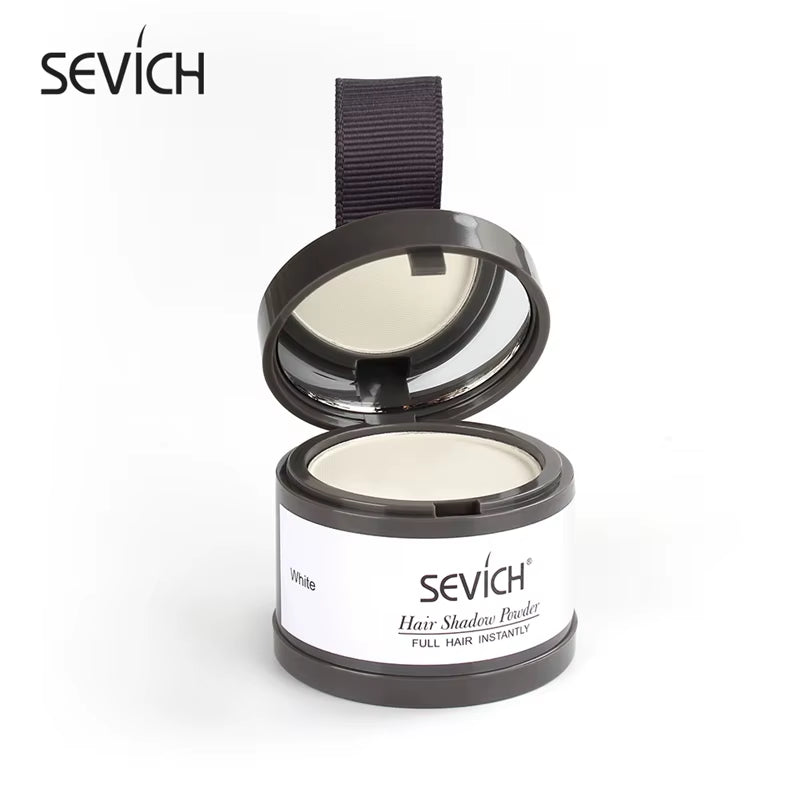Sevich Hair Line Powder 4G Black Root Cover up Natural Instant Waterproof Hairline Shadow Powder Hair Concealer Coverage 13Color