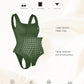 Bodysuit Seamless Square Neck Tummy Control Shapewear Bodysuit