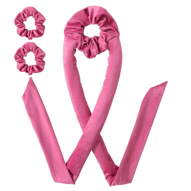 Heatless Curling Rod Headband Soft Hair Curler No Heat Hair Rollers Curlers Lazy Sleeping Curls Curling Scrunchie Styling Tools