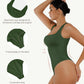 Bodysuit Seamless Square Neck Tummy Control Shapewear Bodysuit
