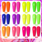 7Ml Fluorescent Gel Nail Polish Vernis Summer Neon Semi Permanent UV Gel Varnish Nail Art Manicure for Nails
