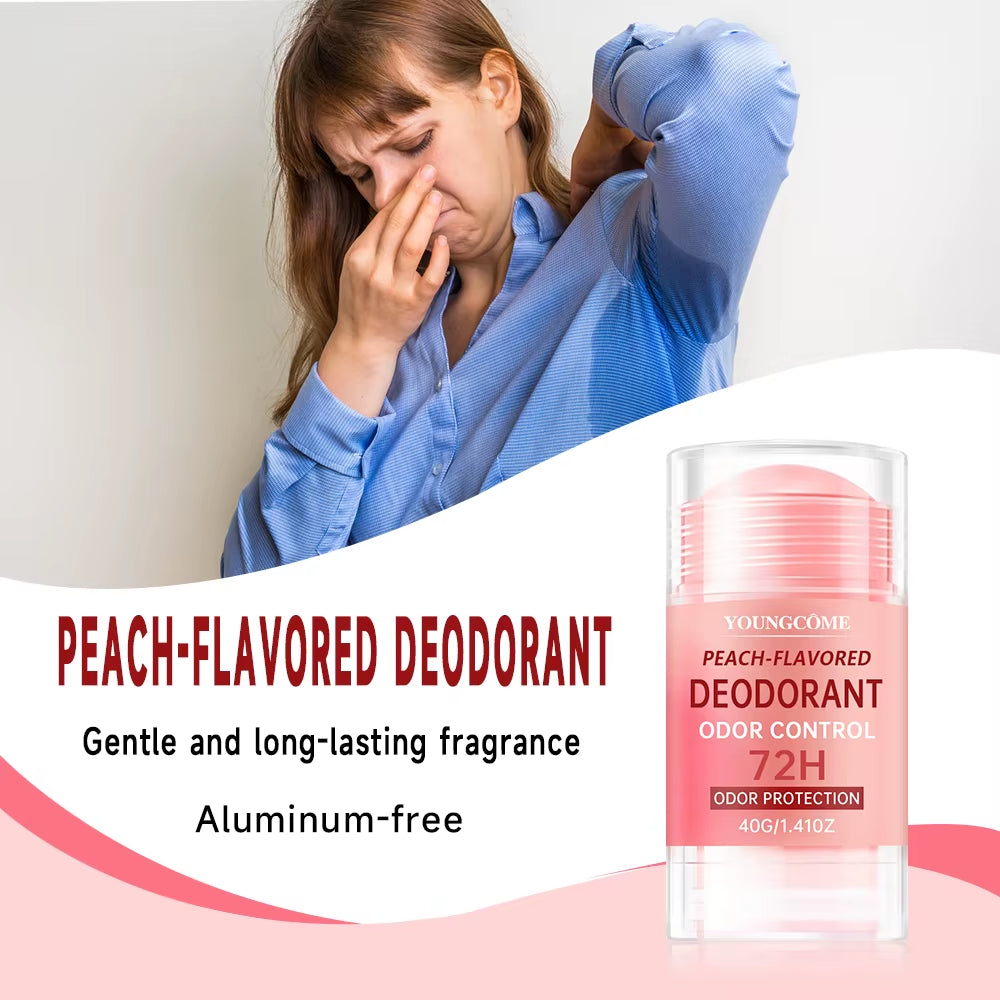 Women'S Peach Vanilla Deodorant Lotion Multiple Fruits Perfume Remove Armpit Odor Underarm Atmosphere Long Lasting Fragrance